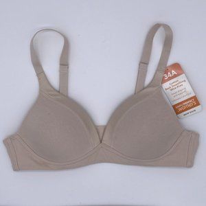Warner's Cotton Back Smoothing Wire-Free Bra